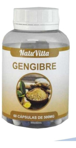 Jengibre 60 Capsulas De 500 Mg