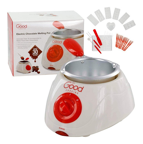 Imagen 1 de 9 de Derretidora De Chocolate Individual Fondue Con Accesorios