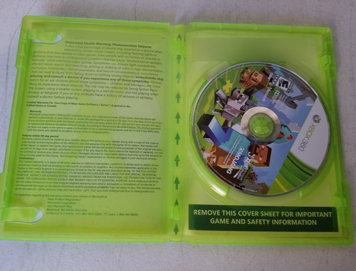 Minecraft Para Xbox 360 Formato Físico (Usado)