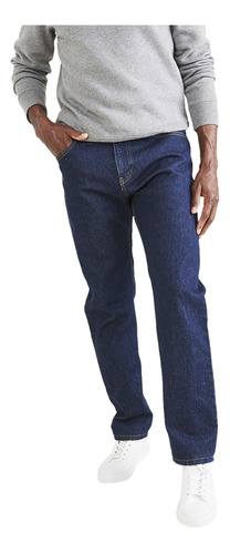 Pantalón Hombre Jean Cut Straight Fit Azul Dockers