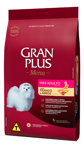 Comida Para Perros Adultos Mini Gran Plus Pollo Y Arroz 3kg