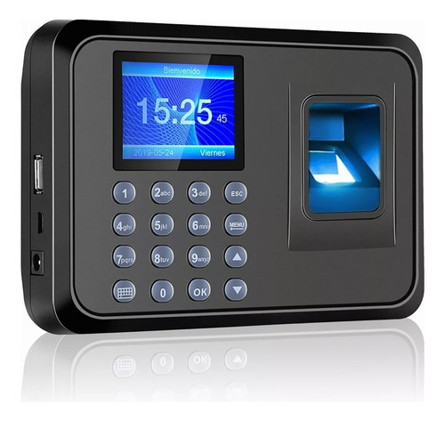 Reloj De Control De Asistencia Con Huella Digital, Usb