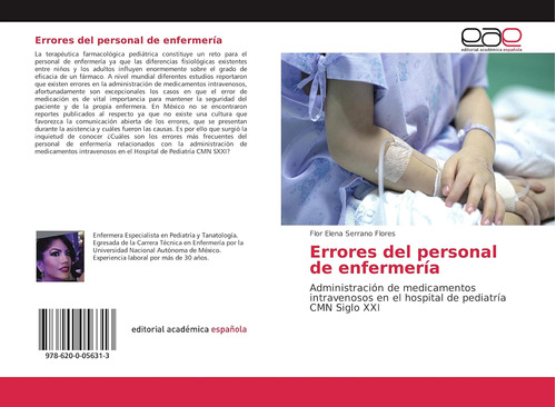 Libro: Errores Del Personal Enfermería: Administración