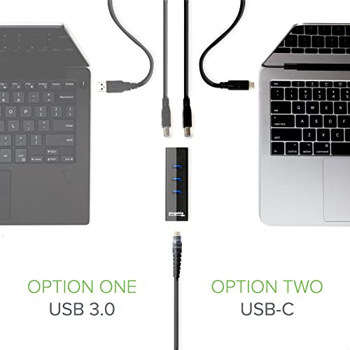 Hub Usb Enchufable Con Ethernet, Alimentación Por Bus Usb 3.