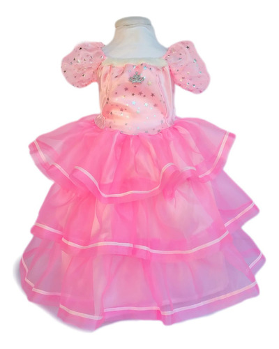 Disfraz Vestido De Princesa Rosa