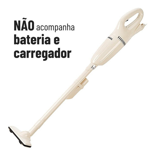 Aspirador De Pó À Bateria 12v - Cl100dz - Makita Sem Bateria