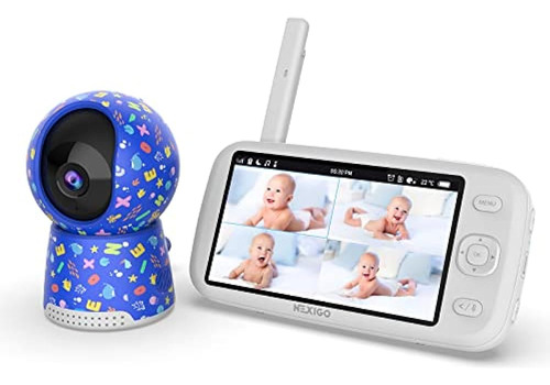 Nexigo Video Baby Monitor Con Cámara Y Audio, Pantalla Ips D