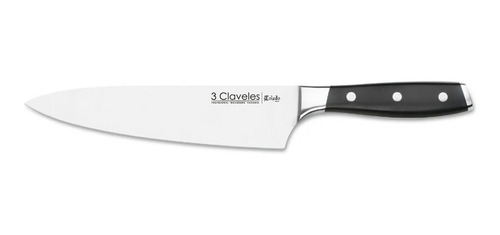 Cuchillo 3 Claveles Cocinero 20 Cm Forjado Toledo Acero Inox