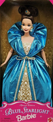 Muñeca Barbie Morena Blue Starlight Edición Especial 1996 Ma