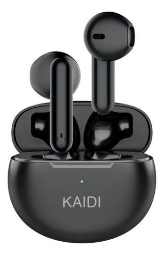 Fone Ouvido Kaidi Bluetooth Compatível C/iPhone 14 Pro Max Cor Preto Luz Verde