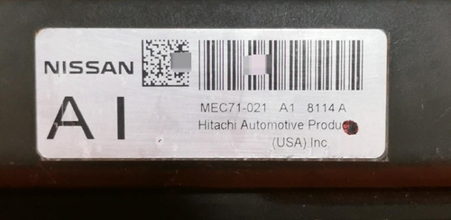 Computadora De Motor Xterra Frontier 2008 4.0l Mec71021 Ai (Usado)