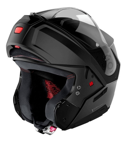 Capacete Escamoteável Nolan N90-3 Classic Preto Fosco Tamanho do capacete 55/56 (S)