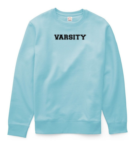 Sweater Cuello Redondo  Varsity Estampado