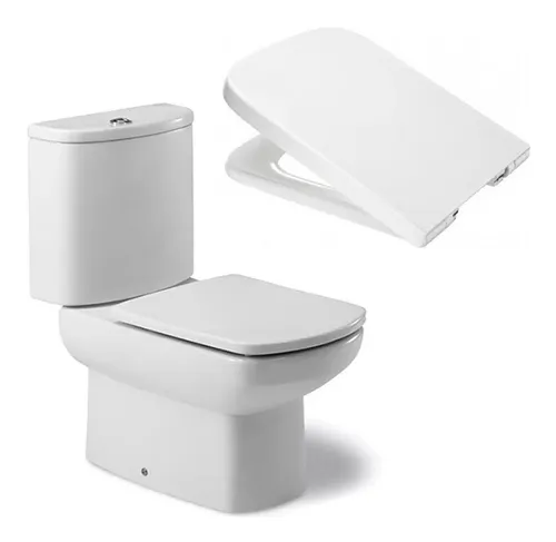 Combo Roca Dama Senso Inodoro Largo Mochila Dual Tapa Origin