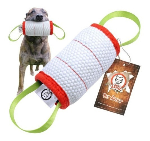 Perro Resistente Entrenamiento Tug Toy 2 Manija Juego Mastic