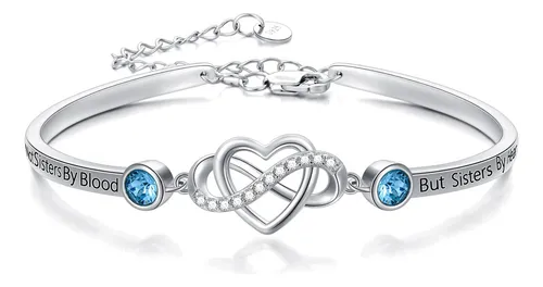 Aoboco Pulsera De Amistad Para Mejor Amigo, Plata De Ley, No