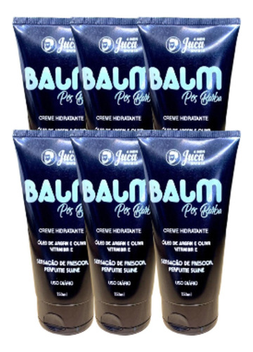 06 Balm Pós-barba Pele Macia Perfumada E Hidratada 150g Juca