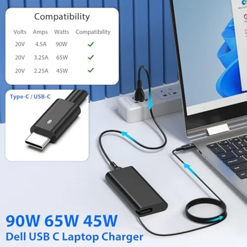Nuevo Adaptador De Corriente Alterna Usb C Tipo C