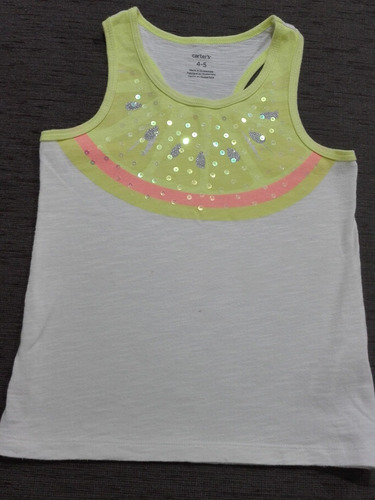 Remera Musculosa Carters 4/5 Años Tmb Cheeky Mimo Tommy Osh