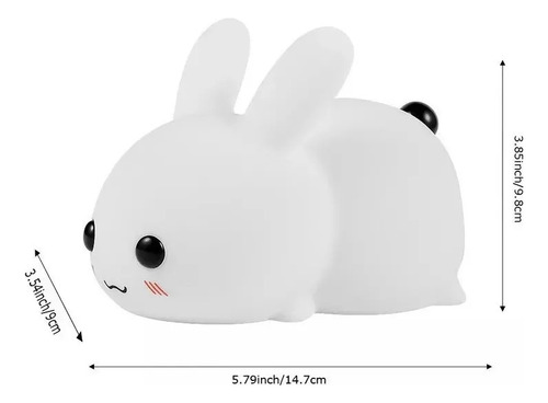Fjl Luz Led Recargable The Luminous Rabbit Night Light