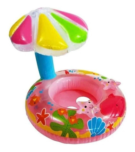 Bote Salvavida Inflable Palmera Con Asiento Y Techo