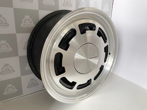 Imagem 3 de 5 de Rodas Vw P Slot Pirelli Aro 17 4x100 Preta Diamantada - Brw