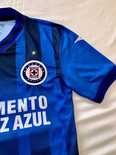 Imagen 5 de 9 de Jersey Playera Cruz Azul Local Económica 9na Estrella 2021
