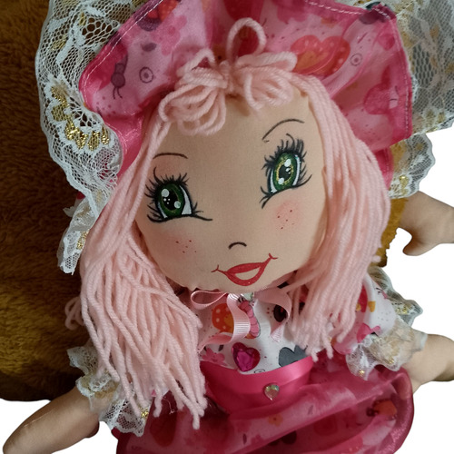 Muñeca De Trapo Artesanal 50cms