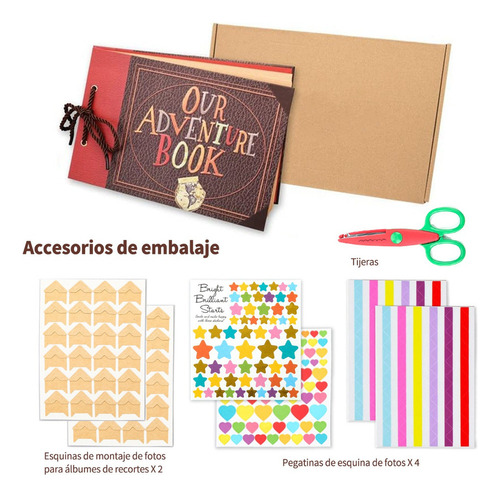 Álbum De Fotos De Recortes, Nuestro Libro De Aventuras Álbum