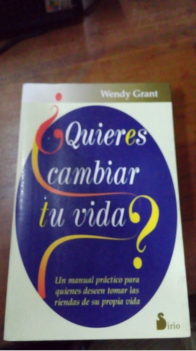 Libro  Quieres Cambiar Tu Vida?