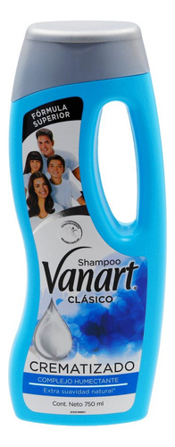  4 Pzs Vanart Shampoo Crematizado 750ml