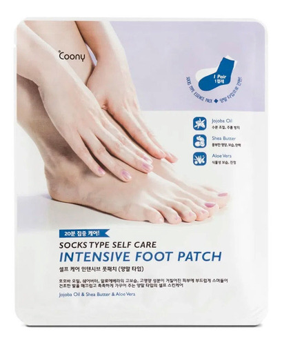 Mascarilla Coony Intensive Foot Patch Para Pies X 1 Unidad