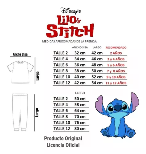 Pijama Disney Lilo & Stitch para Niña