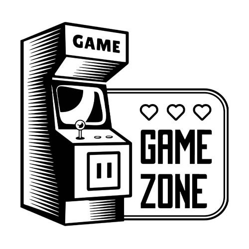 Sticker Vinilo Adhesivo Gamer Zona Game 60cm