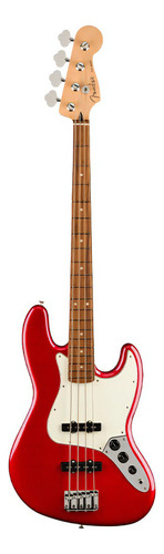 Fender Player Jazz Bass®, Pau Ferro, Candy Apple Red Acabado Del Cuerpo Gloss Cantidad De Cuerdas 4 Color Rojo Orientación De La Mano Diestro