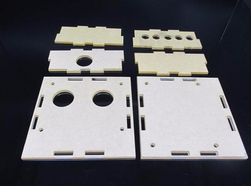 Imagen 7 de 7 de Kit P/armar Preamplificador Valvular De Audio + Gabinete