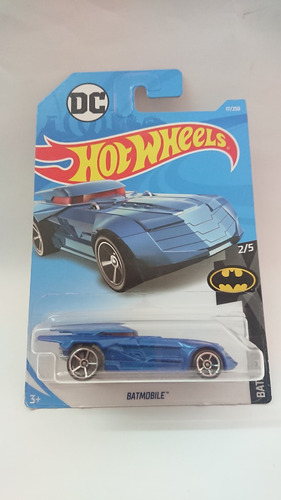 Hot Wheels 2017 Batman 2/5 Batmobile Azul Brillante 17/250