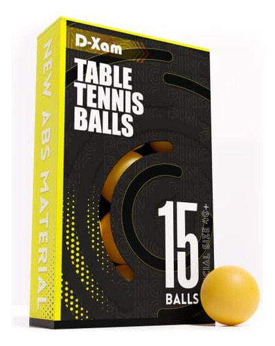 Paquete De 15 Pelotas De Ping Pong, Más De 40 Unidades De Te