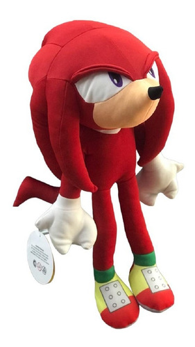 Imagen 2 de 6 de Peluche Nudillos Knuckles 40 Cm Saga Sonic New Toys Playking