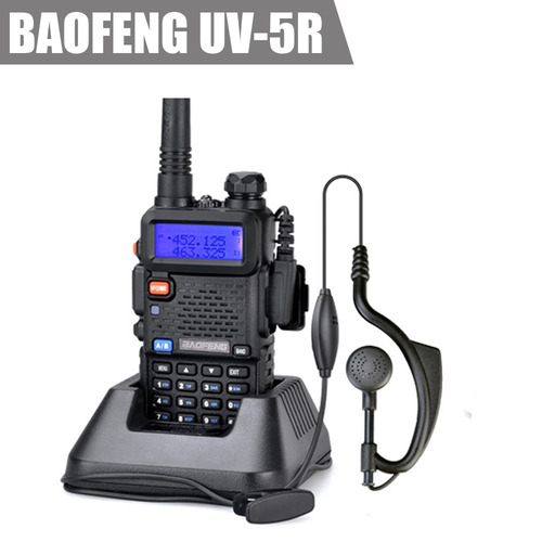 Imagem 2 de 4 de Kit 5 Radio Comunicador Talkabout Baofeng Dual Band Uv5r