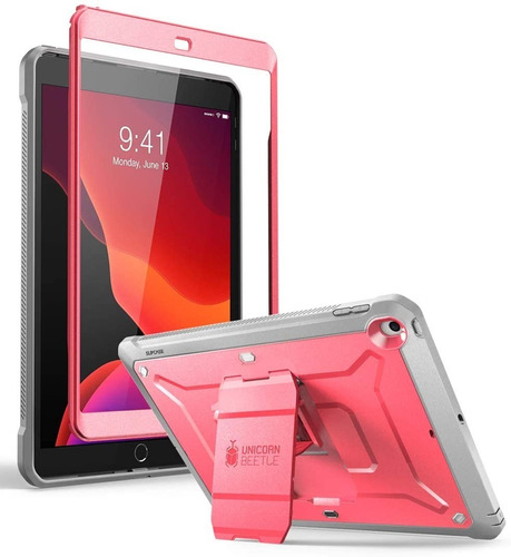 Case Supcase 360° Para iPad 10.2 7gen A2197 A2198 A2200 Pink