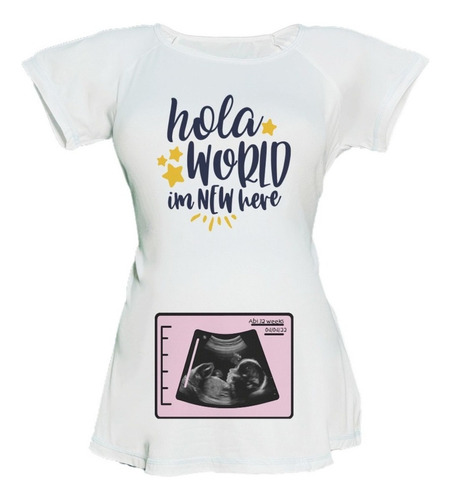 Blusa Maternidad O Embarazo Personalizada Con Tu Ultrasonido