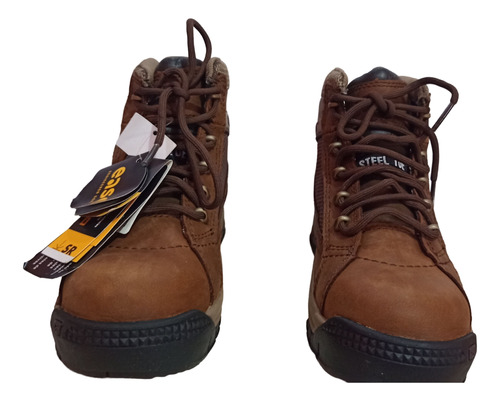 Botas Industriales Cafe Caterpillar Para Mujer