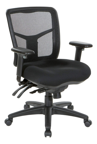 Asiento De Respaldo Alto Office Star Progrid Con Brazos