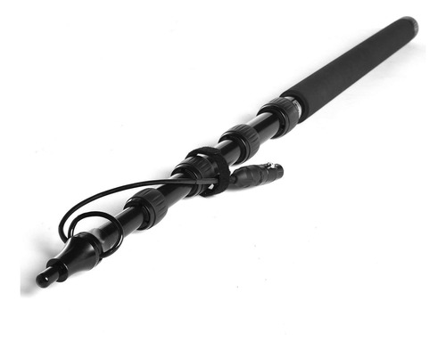 Vara De Boom Pole 3 M Com Cabo Xlr X Xlr Alumínio