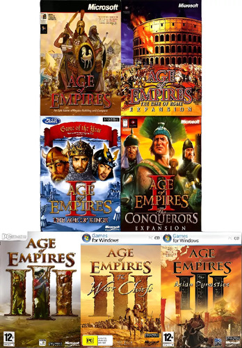 Age Of Empires 1, 2 Y 3 + Expansiones (pc - Digital)