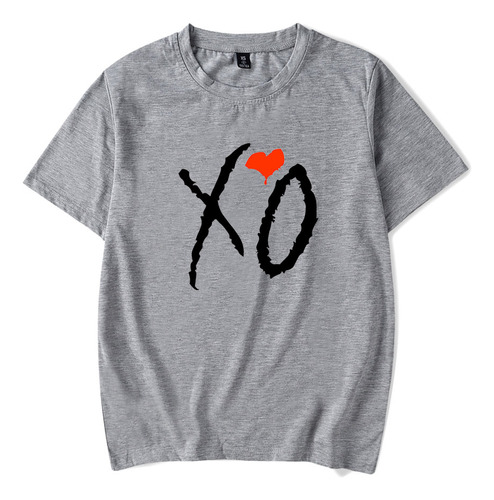 Camiseta Estampada The Weeknd Xo Fashion Tee De Manga Corta