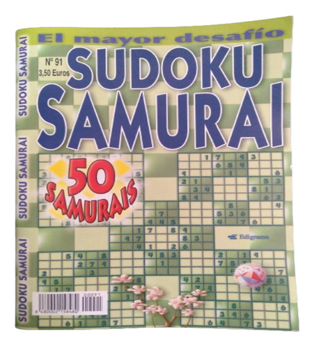 Sudoku Samurai Edigrama N°91 - 50 Juegos