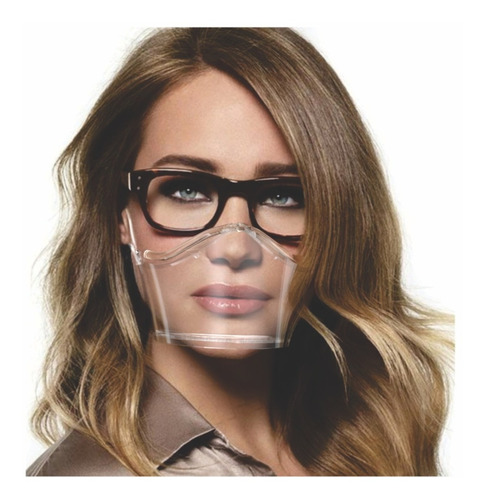 Protetor Facial Face Shield Máscara Espaço Para Óculos 