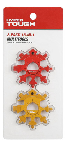 Hyper Tough 2 Llaveros 18 En 1 Multiherramientas